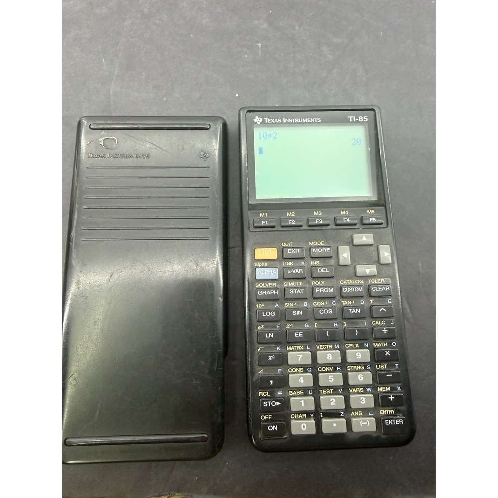 Texas Instruments TI-85 Graphing Calculator w/ Cover - Tested and Working